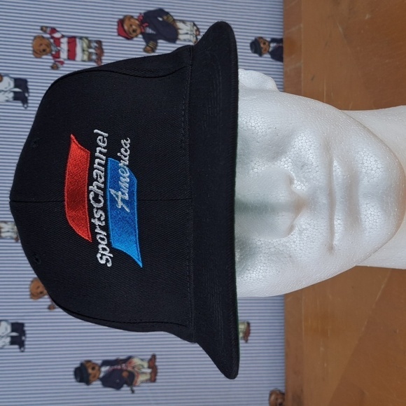 Vintage Sports Channel America KC embroidered black snapback hat - Picture 1 of 7